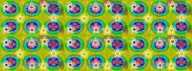 Kar tanesi renkli desen. Snowflakes desen. Raster kar taneleri arka plan. Renk arka plan üzerinde izole soyut kar taneleri ile düz tasarım. Raster illüstrasyon.