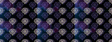 Kusursuz klasik raster altın desenli. Geleneksel oryantasyon süsü. Klasik klasik klasik arka plan. Altın desenli siyah, mor ve mavi renklerde altın elementler.