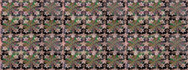 Kusursuz bir arka plan modeli. Suluboya, elle çizilmiş. Vadinin çiçekleri kahverengi renklerde. Raster - stok.