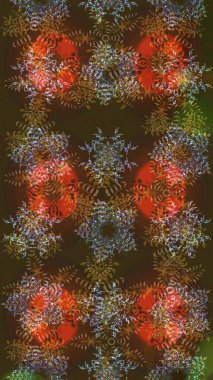 Kışın kar Aralık sezon. Raster resim. Doodle kroki satırlarındaki kar taneleri simgesi.