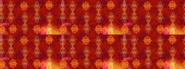 Soyut etnik raster çizim kalıbı. Arkaplan dokusu, duvar kağıdı, kırmızı, turuncu ve mor renkli çiçek teması. Kabile sanatı boho baskısı, klasik çiçek arkaplanı.