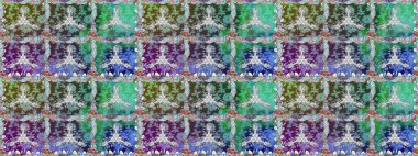 Raster deseni. Suluboya etkisi. Botanik kusursuz desen. Organik elementler.