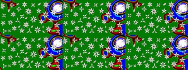 Düz Çiçek Elementleri Tasarımı. Sketch Colour Spring Theme eskiz kalıbı. Yeşil renkli çiçekler. Sevimli çiçek raster deseni.