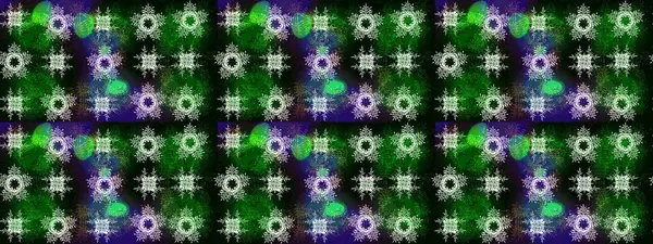 Kar tanesi renkli desen. Snowflakes desen. Raster kar taneleri arka plan. Renk arka plan üzerinde izole soyut kar taneleri ile düz tasarım. Raster illüstrasyon.