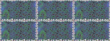 Raster Kelebekleri deseni. Güzel bir kumaş tasarımı. Mavi ve gri renklerin çizimi. Soyut, kusursuz arkaplan.