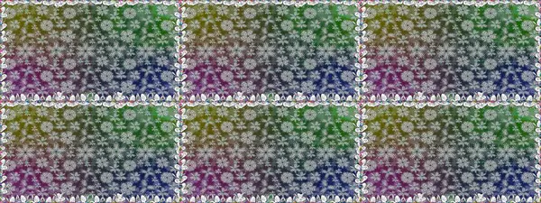 Renkli çiçekler. Renkli Bahar Temalı Kusursuz Arkaplan. Düz Çiçek Elementleri Tasarımı. Raster illüstrasyonunda kusursuz çiçek deseni.