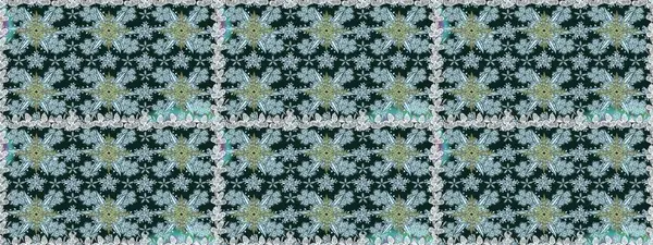 Vadinin mavi renkli çiçekleri. Çiçeksiz desenlerin çizimi.