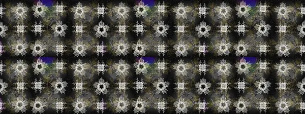 Gri, siyah ve kahverengi renkte kar tanelerinden oluşan kış deseni. Kış konsepti Düz yatıyordu. Raster illüstrasyonu.