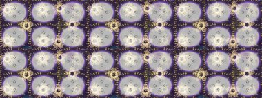 Kar tanelerinin soyut arkaplanlı Noel şablonu. Raster illüstrasyonu. Gri, mor ve nötr renkler. Noel ve Yeni Yıl moda baskıları için tatil tasarımı.