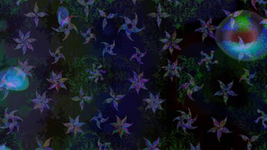 Renkli arka planda izole tatlı kar taneleri. Raster illüstrasyonu. Kar tanesi raster deseni. Gri ve siyah renkte kar taneleri.