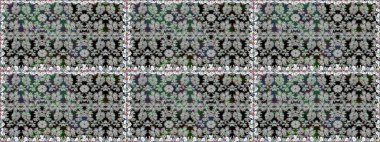 Çiçekli el, pürüzsüz desen çizmiş. Modern gelişim, gri raster arka plan duvar kağıdı çizimi, klasik çizgiler, desenli desenli çiçekler, çiçekli süsler..