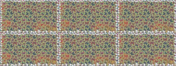 Tarafsız ve mavi renkte kusursuz bir kelebek deseni. Uçan kelebek keten temalı Raster. Davetiye, kart ve parmak izi için basit kadınsı bir model. Giysiler için böcek kumaşı klipsleri tekrarlanıyor.