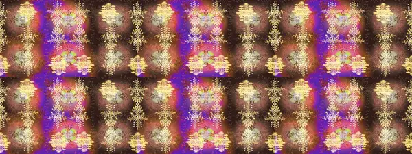 Kar tanesi renkli desen. Snowflakes desen. Raster kar taneleri arka plan. Renk arka plan üzerinde izole soyut kar taneleri ile düz tasarım. Raster illüstrasyon.