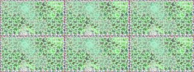 Yeşil sevimli arka planda kelebekler. Raster. Kağıt, kumaş ve ambalaj için uygun. Kusursuz desen.