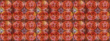 Snowflakes desen. Kar tanesi renkli desen. Raster kar taneleri arka plan. Raster resim. Renk arka plan üzerinde izole soyut kar taneleri ile düz tasarım.