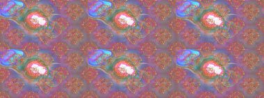 Çiçekli karalama şeklinde Raster çiçek deseni. Yumuşak, bahar çiçekli arka plan. Tarafsız, pembe ve mor renkte çiçekler.