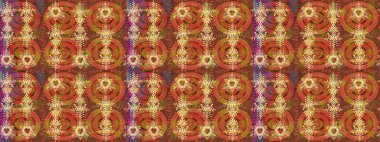 Kahverengi, turuncu ve pembe renklerde şirin soyut kar taneleri raster tasarımı. Yeni yıl kar tanesi. Düz kar karalama ikonları, kar taneleri silueti Noel afişi için, kartlar.