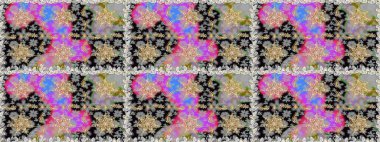 Klasik raster sarısı, kusursuz desen. Çiçek süsü kumaş deseni, cam, çiçek desenli altın elementli gri renkli metal..