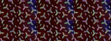 Kar Tanesi Simgesi. Kahverengi, yeşil ve gri renklerde izole edilmiş. Kar Tanesi Raster illüstrasyonu. Kış kar taneleri.