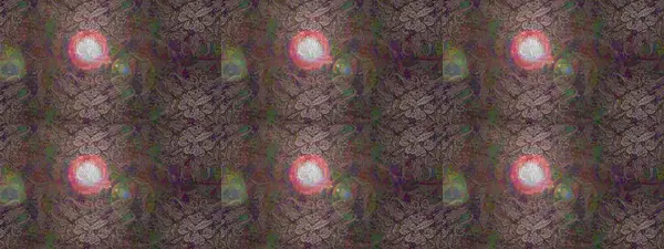 Renkli, pürüzsüz desen. Çiçek arkaplan. Çiçek duvar kâğıdı. Raster illüstrasyonu. Şirin tekstil tarzında kahverengi, gri ve yeşil renkler.