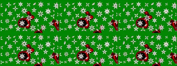 Yeşil el çizimi desen. Raster deseni. Sanat, çiçeklere ilham verir ve arka plan bırakır. Karalama çiçekleri çizim deseni.