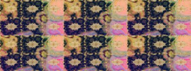 Raster illüstrasyonu. Oriental raster klasik bej ve altın desenli. Soyut arkaplan çizimi.