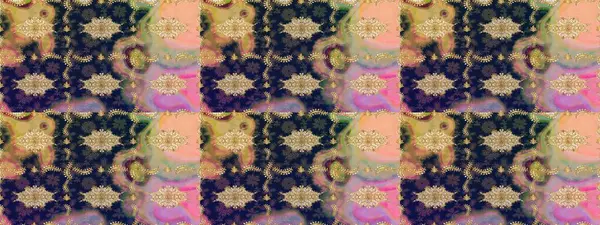 Raster illüstrasyonu. Oriental raster klasik bej ve altın desenli. Soyut arkaplan çizimi.