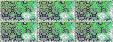 Tekstil, kumaş, kapaklar, duvar kağıtları, baskı, naylon, yapıştırma, örgü, dekupaj için çiçeksiz arkaplan. Küçük yeşil çiçeklerle oldukça kaliteli besin torbası deseni.