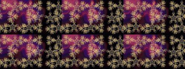 Küçük çiçekte güzel bir desen. Motley illüstrasyonu. Moda baskıları için zarif bir şablon. Siyah çiçekli bahar çiçekleri. Küçük renkli çiçekler..