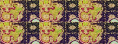 Klasik Raster Golden eskiz kalıbı. Geleneksel oryantasyon süsü. Klasik klasik klasik arka plan. Gri renkli ve altın elementli çizim deseni.