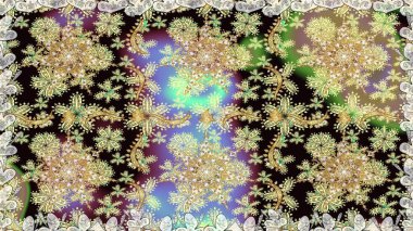 Bej renkli altın kar taneleri. Noel altın kar tanesi kusursuz desen. Sembol bayramı, yeni yıl kutlamaları, altın desenler. Kış kar dokusu duvar kağıdı.