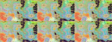 Tarafsız renklerde altın elementler. Barok tarzında eskiz oryantal süsü. Geleneksel klasik Raster altın çizim kalıbı.