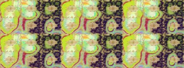 Tarafsız renklerde altın çiçekli eskiz deseni. Raster geometrik arka plan. Altın renkli çizim çizimi. Senin tasarımın için, duvar kağıdı..