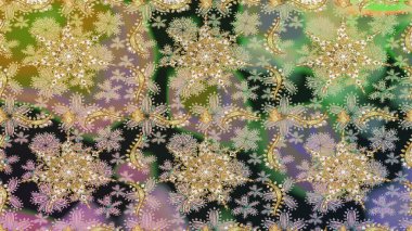 Kusursuz altın desen. Raster oryantal süs. Tarafsız renklerde altın elementlerle kusursuz desen.