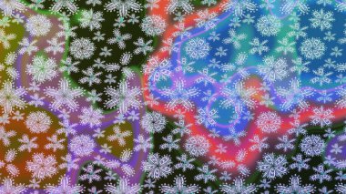 Raster illüstrasyonu. Miles Fleur, süslü püslü bir süs. Eski usul. Kumaş, tekstil, duvar kağıdı baskısı için. Eskiz geçmişi. Tomurcukları papatya çiçekleri olan sevimli bir çiçek deseni..