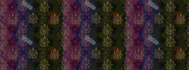 Raster illüstrasyonu. Düz Çiçek Elementleri Tasarımı. Renkli Bahar Teması eskiz kalıbı. Güzel kumaş deseni. Zentangle soyut çiçekleri. Çiçek tozu..