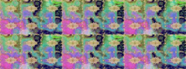 Tarafsız renklerde geleneksel altın eskiz kalıbı. Barok tarzında eskiz doğulu süsü..