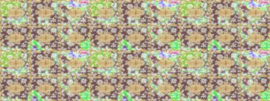 Kraliyet lüksü, altın barok kumaş rengi eskiz. Raster eskiz deseni altın antika ortaçağ dekoratifi, yapraklar ve altın desenli süslemeler tarafsız renklerde..