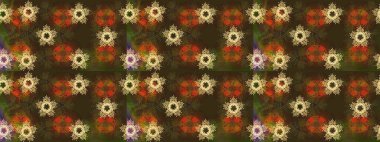 Raster illüstrasyonu. Renkli arka planda güzel kar taneleri. Raster kar taneleri deseni.