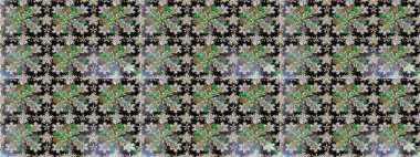 Barok tarzında kusursuz bir doğulu süsü. Raster geleneksel altın pürüzsüz desen gri renklerde.