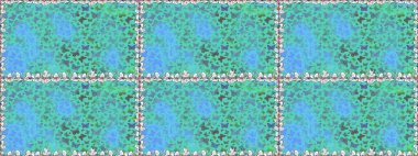 Kusursuz desen. Doğadaki güzellik. Kumaş, tekstil, baskı ve davetiye örnekleri. Raster. Mavi arka planda uçan güzel kelebek.