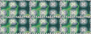 Çiçekler maviye. Suluboya, elle çizilmiş. Kusursuz bir arka plan modeli. Raster stoku.