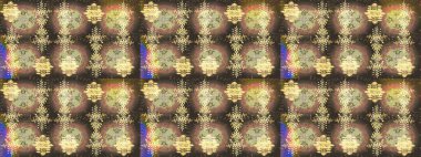 Soyut kar taneleri arkaplanda izole edilmiş düz dizayn. Kar taneleri deseni. Raster illüstrasyonu. Raster kar taneleri arka planda. Kar tanesi renkli desen.