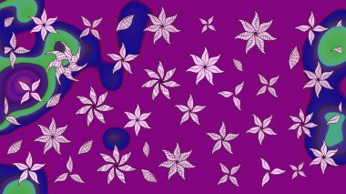 Modaya uygun kumaş deseni. Tony 'nin kumaş kalıbını çiz. Raster illüstrasyonu. Küçük çiçekte sevimli çiçek deseni var..