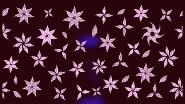 Raster deseni. Süslü kumaş deseni. Çiçekli çiçek deseni, suluboya..