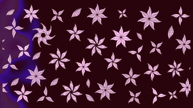 Kabile sanatı boho baskısı, klasik çiçek arkaplanı. Soyut etnik raster çizim kalıbı. Arkaplan dokusu, duvar kağıdı, kahverengi renkli çiçek teması.