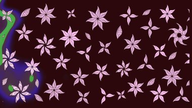 Çizim raster deseni. Çiçek arkaplan. Güzel kumaş deseni.