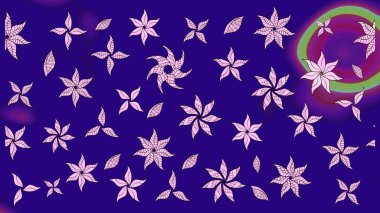 Çiçek deseni. Renkli Bahar Teması eskiz kalıbı. Raster güzel kumaş deseni çiziyor. Düz Çiçek Elementleri Tasarımı.