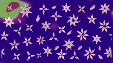 Çiçek kompozisyonu, el boyası, hassas şablon. Manzaralı çiçek deseni. Üst manzara, yumuşak mavi renk tarzı. Sevgililer günü ve tebrik kartı konsepti için şık bir davet.