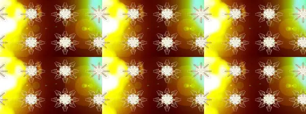 Altın kar taneleri. Kar tanelerinin soyut arkaplanlı Noel şablonu. Noel ve yeni yıl moda baskıları için tatil tasarımı. Raster illüstrasyonu.